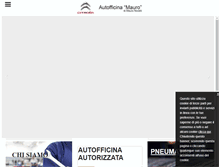 Tablet Screenshot of citroenautofficinamauro.com